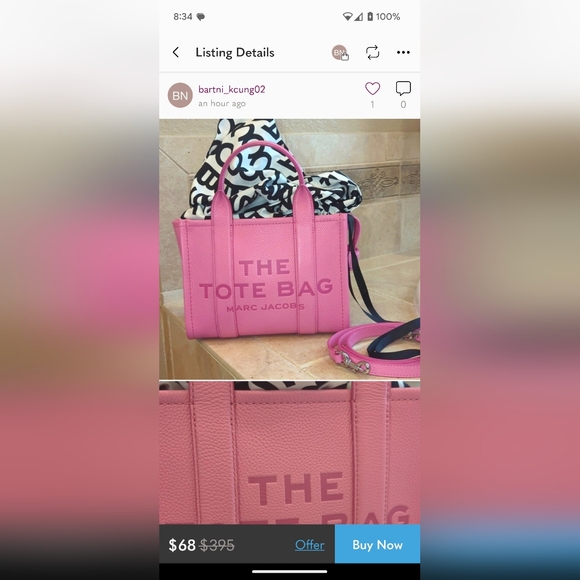 WARNING THESE ARE NOT MY LISTINGS MARC JACOBS TOTE BAG ***DO NOT BUY*** - Picture 6 of 12